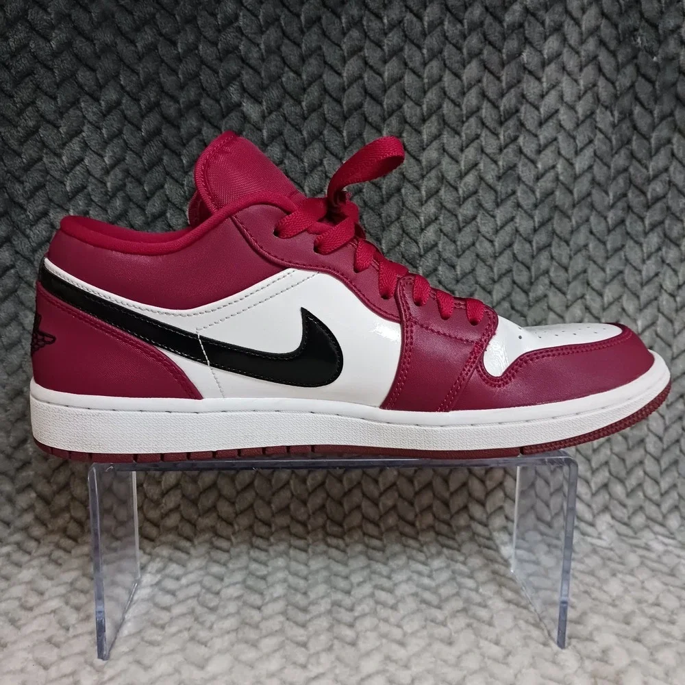 Air Jordan 1 Low Noble Red Men's Sneakers Shoes Size 11